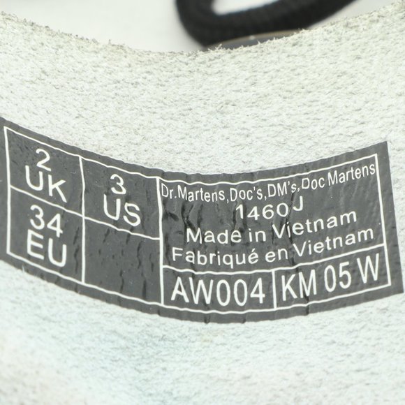 Dr. Martens 1460J Junior Softy T Leather Lace/Zip Boots Pink/White US3 EU34 - Picture 15 of 16